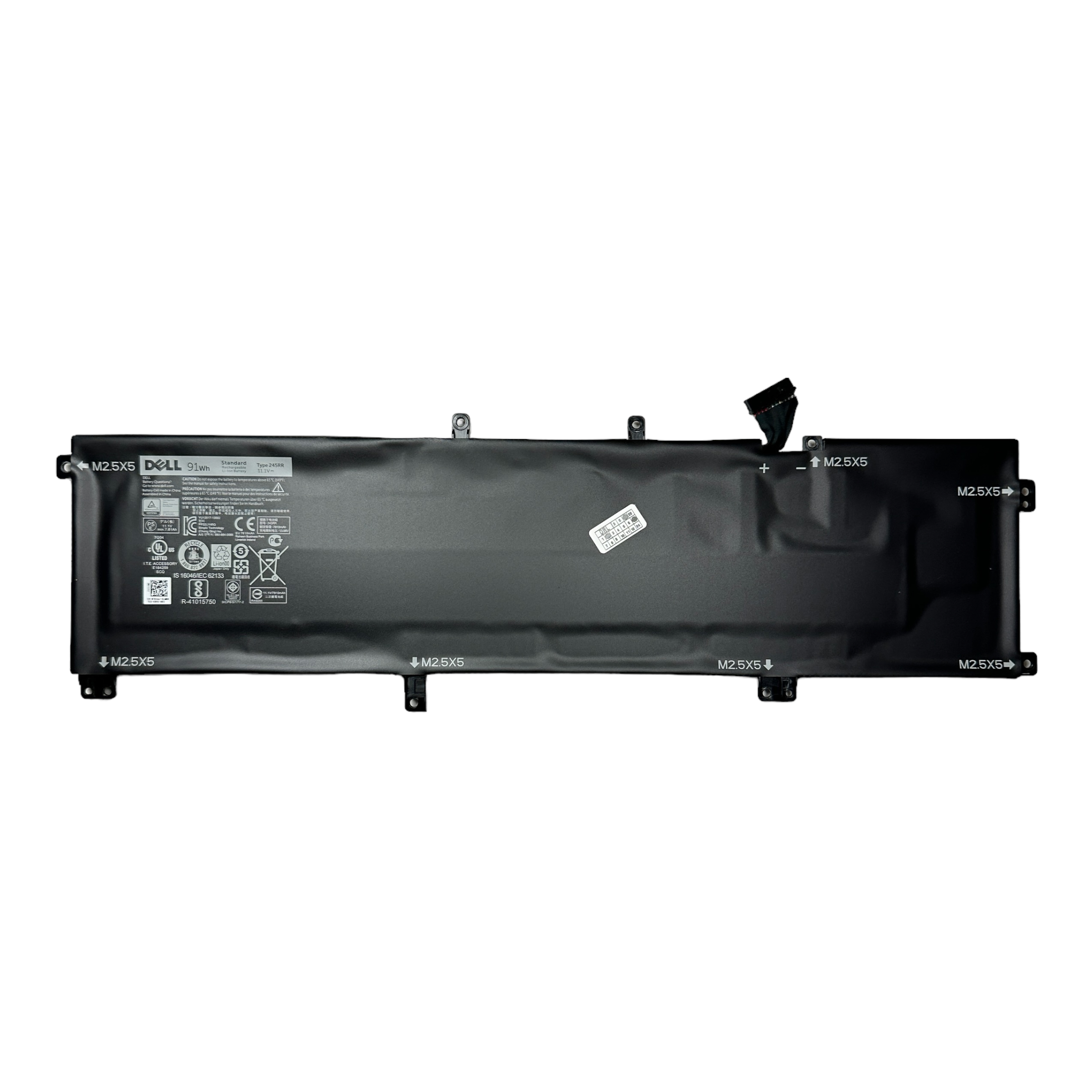 Baterie originala Dell 91WHr Type 245RR, 6 celule (pentru sisteme fara 2.5