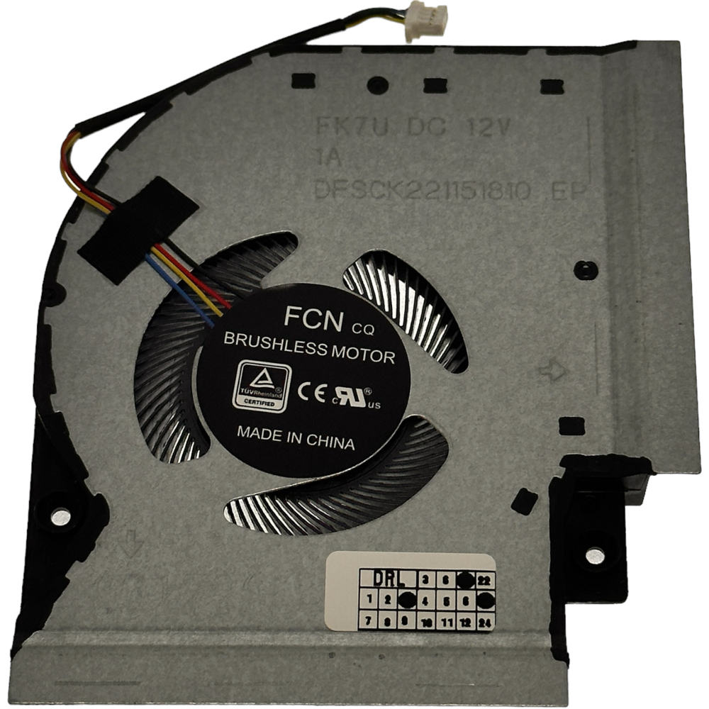Cooler ventilator Asus 13NR00L0P11011 / DFSCK221151810 FK7U pentru placa video, DRLN3501